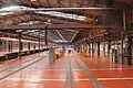 Čeština: Interiér haly depa metra Zličín, Praha; kolej 38 English: Interior of metro depot Zličín, Prague