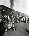 Deportation of Jews to Treblinka death camp from the ghetto in Siedlce, 1942