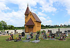 Čeština: Kaple na hřbitově v Dlouhé Lhotě English: Cemetery chapel in Dlouhá Lhota, Czech Republic.