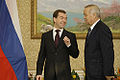 Dmitry Medvedev in Uzbekistan 23 January 2009-4.jpg