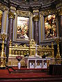 View of altar
