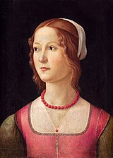 Portrait d'une jeune femme, Domenico Ghirlandaio.