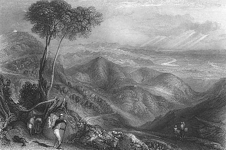 View of the Doon Valley in the 1850s.