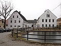 Three-sided courtyard with stable house, side building and barn