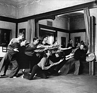 Exercício na Escola de Drama em 1950-1951