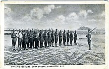Drilling Recruits, Camp Greene, Charlotte, N.C.jpg