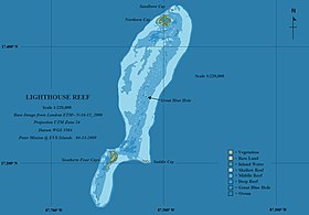 Cartographie du récif Lighthouse