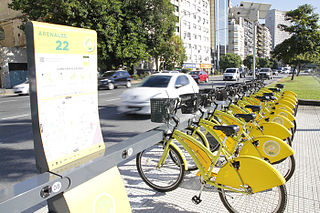 <span class="mw-page-title-main">EcoBici (Buenos Aires)</span> Bicycle-sharing system in Buenos Aires, Argentina