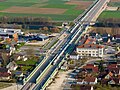 * Nomination Nuremberg-Bamberg railroad line with the construction site of the Nuremberg-Erfurt high-speed line in Eggolsheim. --Ermell 05:42, 26 June 2023 (UTC) * Promotion  Support Good quality. --Poco a poco 06:40, 26 June 2023 (UTC)