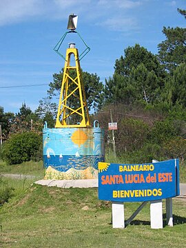 Entrance to Santa Lucía del Este