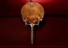 Mirror. Kerma Period, 1700-1550 BC. Exposition Nubia, Land of the Black Pharaohs - Mirror. Kerma Period, 1700-1550 BC.jpg