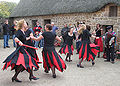 English: Jersey Lillies" female morris dance group,Jersey