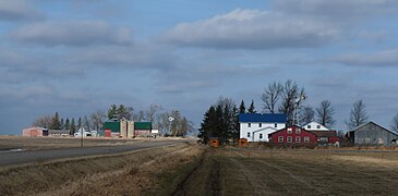 Amish farms in Holway