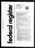 Gambar mini seharga Berkas:Federal Register 1974-05-16- Vol 39 Iss 96 (IA sim federal-register-find 1974-05-16 39 96).pdf