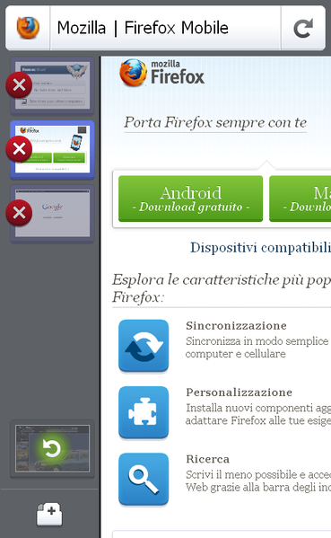 File:Firefox Mobile 4.0.1 - left panel.png