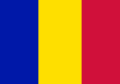Andorrská národní vlajka Poměr stran: 7:10