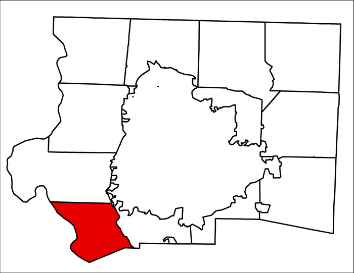 Location of Clemmonsville Township in Forsyth County, N.C. ForsythCountyNC--ClemmonsvilleTwp.PNG