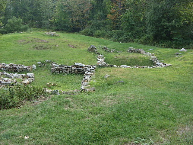 Ruins of Fort Montgomery, stormed by the regiment in October 1777