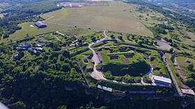 Le Fort Pélissier vu du ciel (juillet 2017).