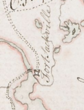 Fort Sackville by John Brewse (inset of A map of the surveyed parts of Nova Scotia, 1756) Fort Sackville by John Brewse (inset of A map of the surveyed parts of Nova Scotia, 1756).png