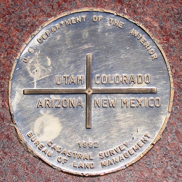 Apache County includes the Arizona section of the Four Corners Monument.
