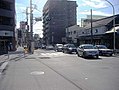 旧甲州街道と府中街道の交差点