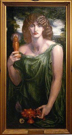 Gabriel Dante Rosetti, Mnemosyne.jpg