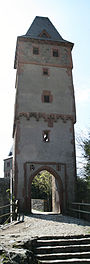 Torturm der Burg Frankenstein