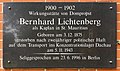 Bernhard Lichtenberg, John-Sieg-Straße 6, Berlin-Lichtenberg, Deutschland