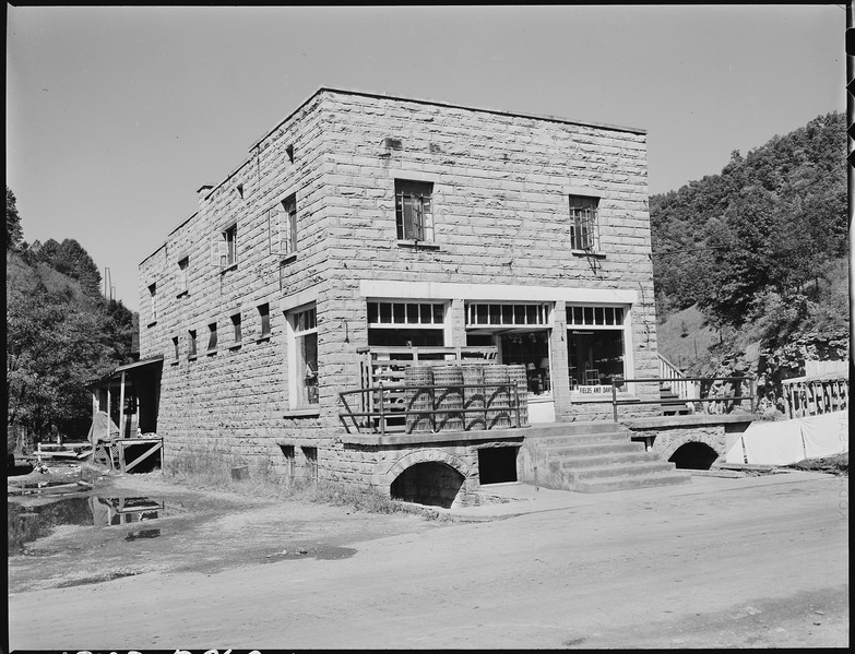 File:General store in which Mrs. Harry Fain, coal loader's wife, works as a clerk. Wheelwright Junction, Floyd County... - NARA - 541513.tif