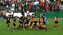 Germany playing Belgium in a World Cup qualifier, April 2006 Germany vs Belgium rugby match.jpg