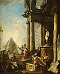 Giovanni Paolo Panini - Alexander the Great at the Tomb of Achilles - Walters 37510.jpg