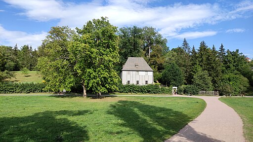 Goethes Gartenhaus im Park an der Ilm, Weimar (Weltkulturerbe in Deutschland)