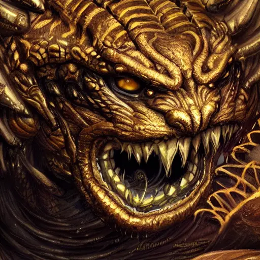 ファイル:Gold Dragon Illustration by Stable Diffusionn 2.webp