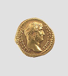 Roman aureus of Hadrian, 134–138 AD, gold, Metropolitan Museum of Art