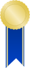 Golden Award with a Blue Ribbon.svg