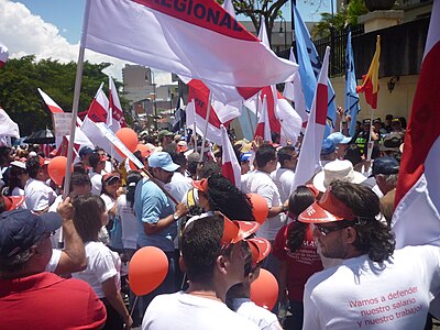 Las personas se desplazan rápidamente al congreso de Costa Rica tras conocerse noticia del golpe de Estado