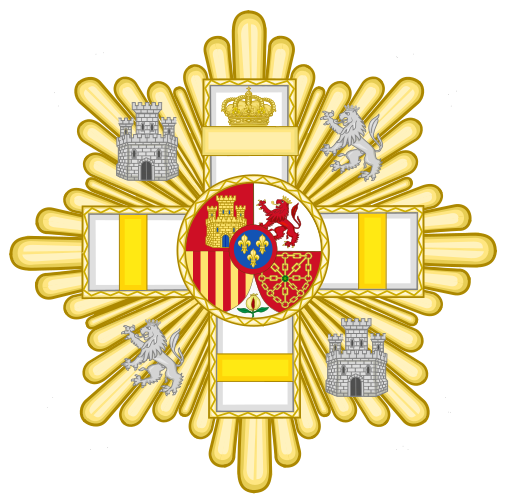 File:Grand Cross of the Military Merit (Spain) - Yellow Decoration.svg