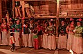 Groop of Mosuo women at folk performance, China