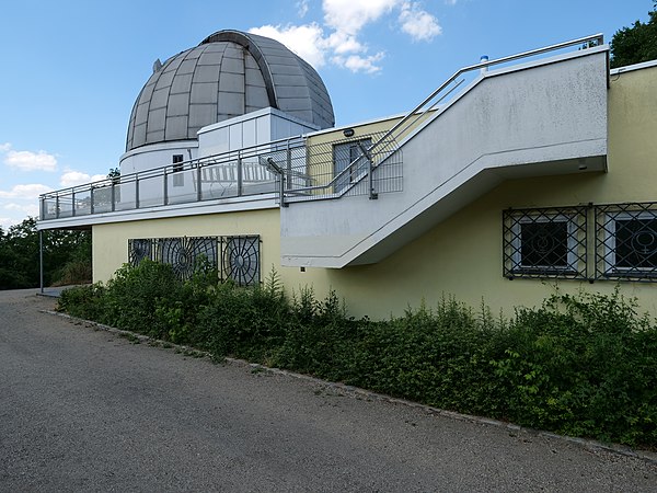 Great dome of Wilhelm Foerster Observatory on Insulaner hill