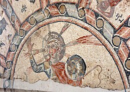 Helios in the Hammat Tiberias mosaic, Israel. Hamat-Tiberias-132.jpg