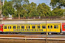 Schienenreinigungswagen der Hamburger S-Bahn