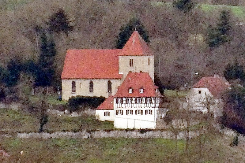 File:Heinsheim, Hilariuskirche von Bad Wimpfen aus, 2.jpeg