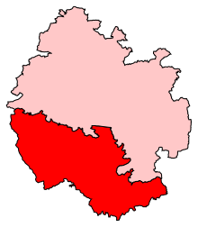 Kaart van het kiesdistrict