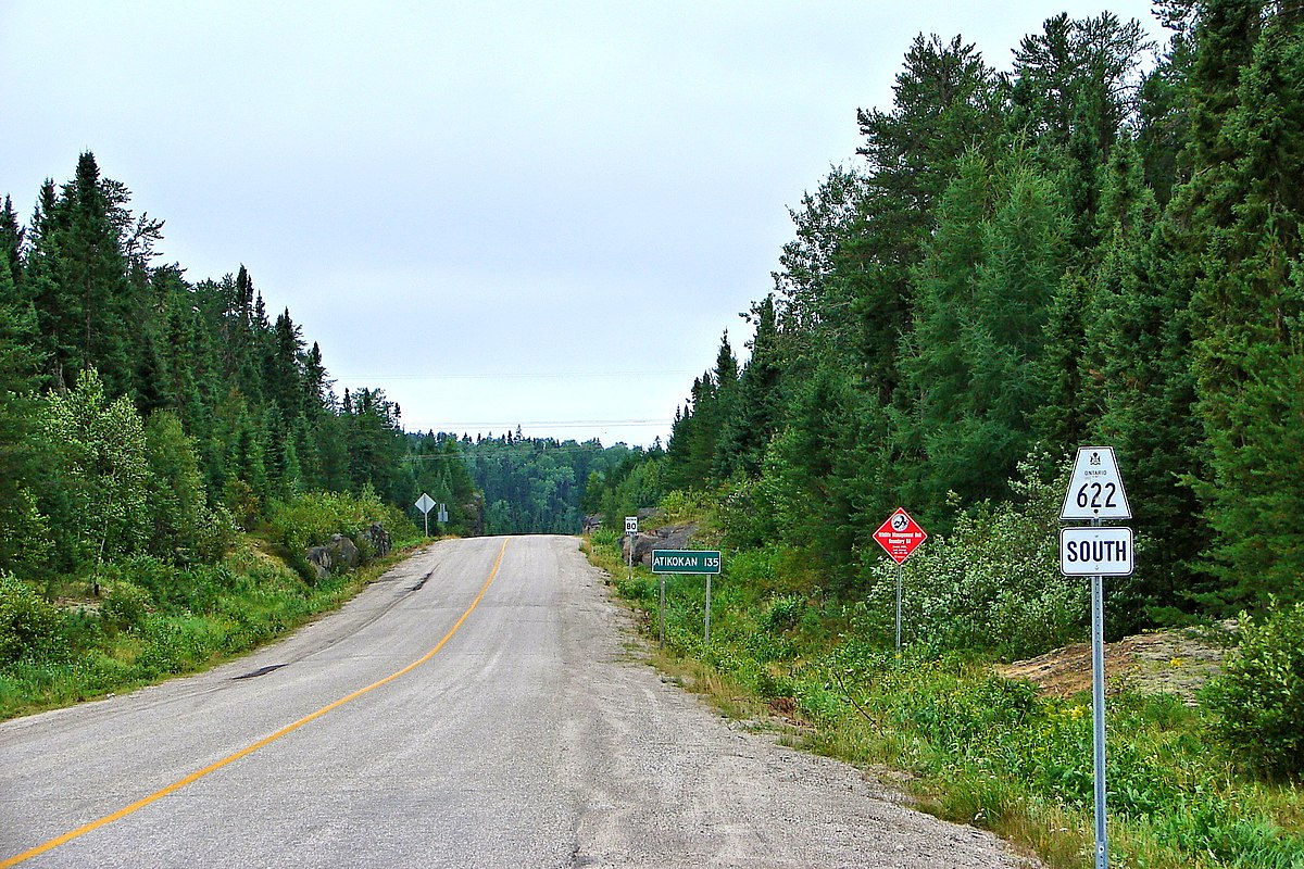 Северный конец. Ontario secondary Highway /631\.