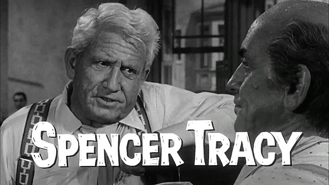 Henry Drummond (left), a fictionalized version of Clarence Darrow, as portrayed by Spencer Tracy in Inherit the Wind.