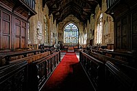 Interior of the Church of St Denys, Sleaford (chancel).jpg