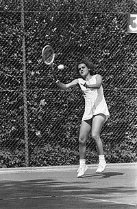 Uluslararası teniskampioenschappen bij Melkhuisje te Hilversum, Evonne Goolag, Bestanddeelnr 924-7659.jpg