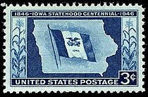 Iowa statehood, 1846
1946 issue Iowa statehood 1946 U.S. stamp.1.jpg