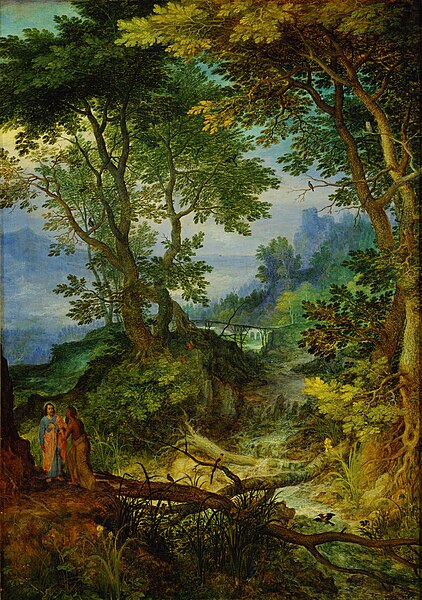 File:Jan Brueghel (I) - Mountain Landscape with the Temptation of Christ.jpg